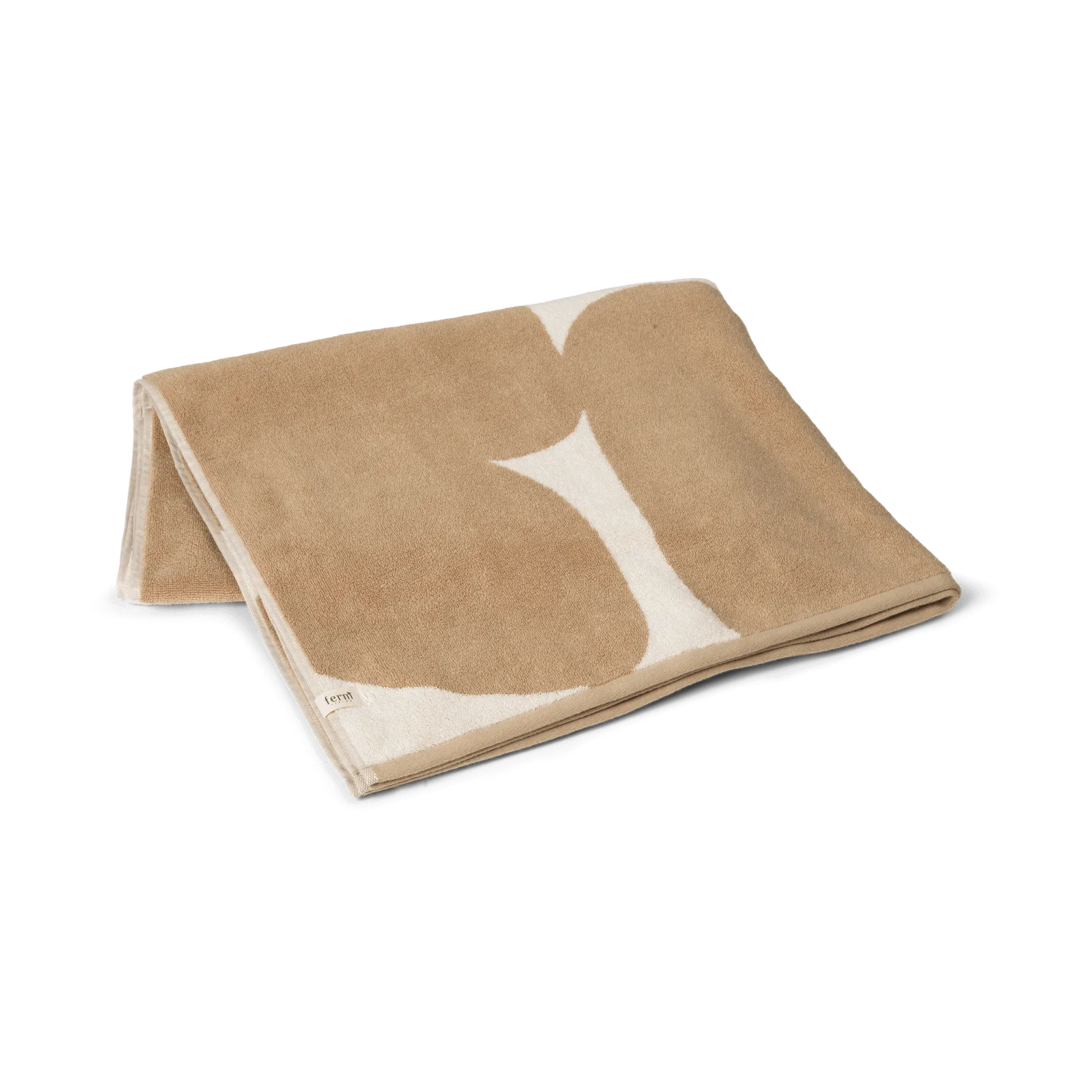 Ebb bath towel 100x150 cm, Sand, off-white Ferm Living