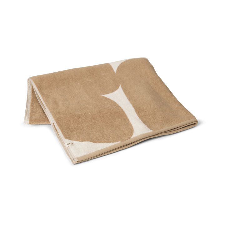 Ebb bath towel 100x150 cm - Sand, off-white - ferm LIVING