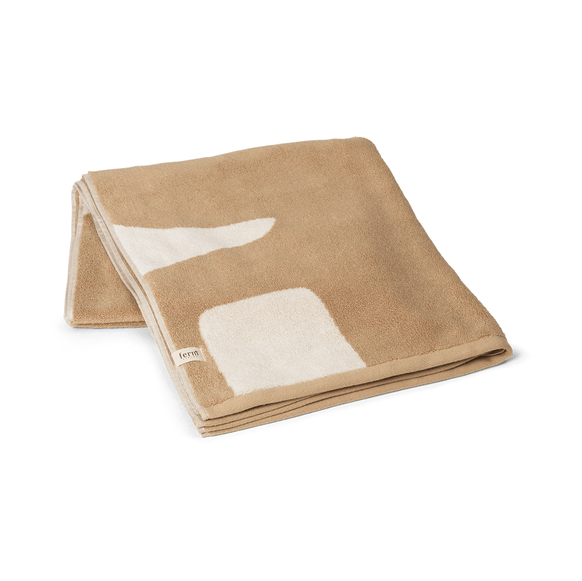 Ferm Living Ebb bath towel 70x140 cm Sand, off-white
