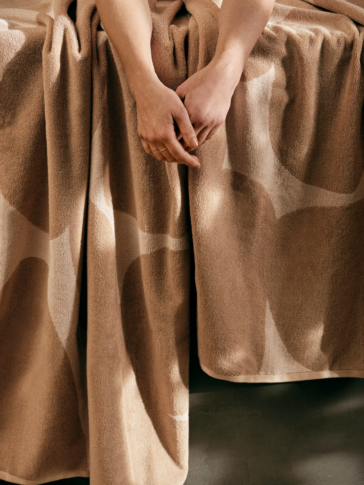 Ebb bath towel 70x140 cm, Sand, off-white Ferm Living