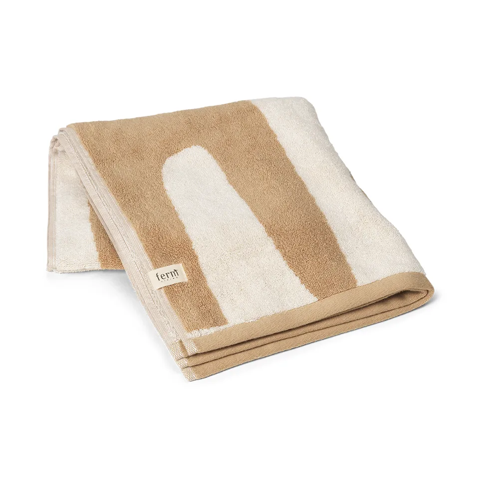 Ferm Living Ebb towel 50x100 cm Sand, off-white | Scandinavian Design | Bath towels | Beige