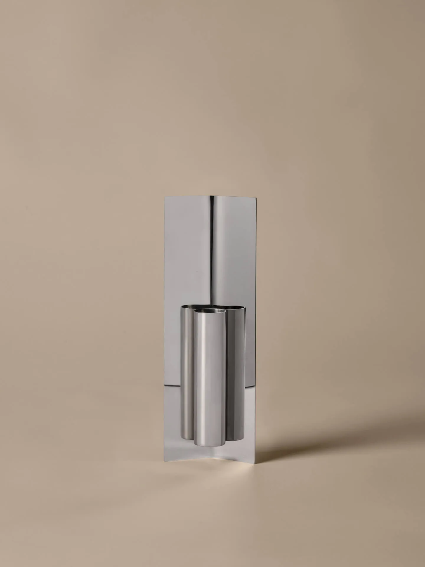 Eddy wall vase, Mirror-polished stainless steel Ferm Living