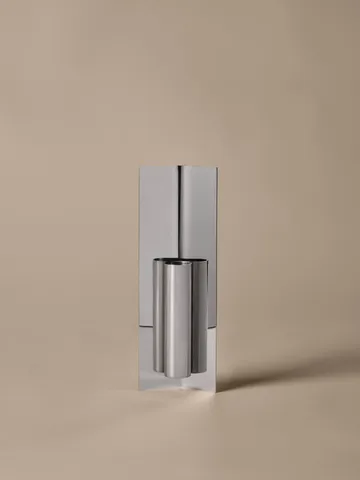 Eddy wall vase - Mirror-polished stainless steel - Ferm Living