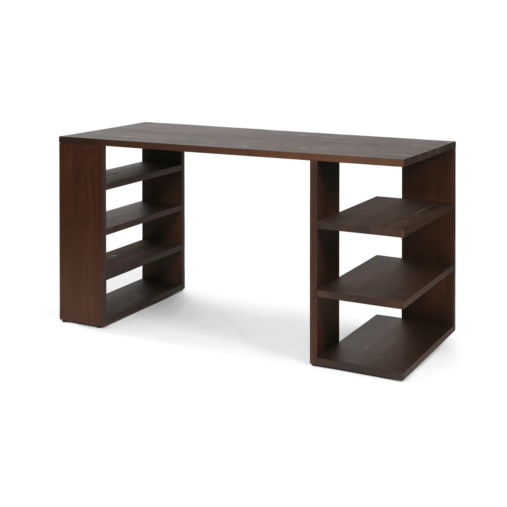 Edre desk 137x65x73.5 cm, Dark Stained Pine Ferm Living