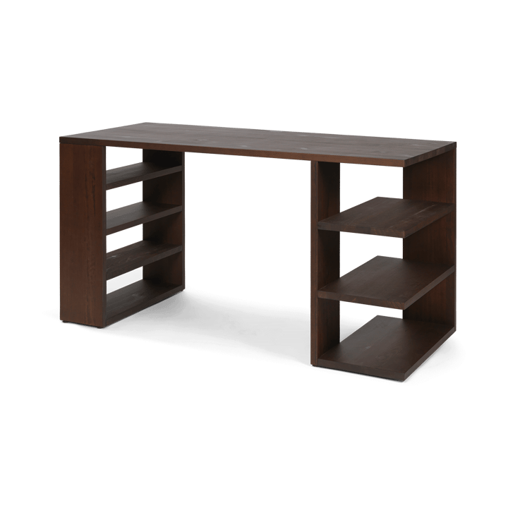 Edre desk 137x65x73.5 cm - Dark Stained Pine - Ferm LIVING