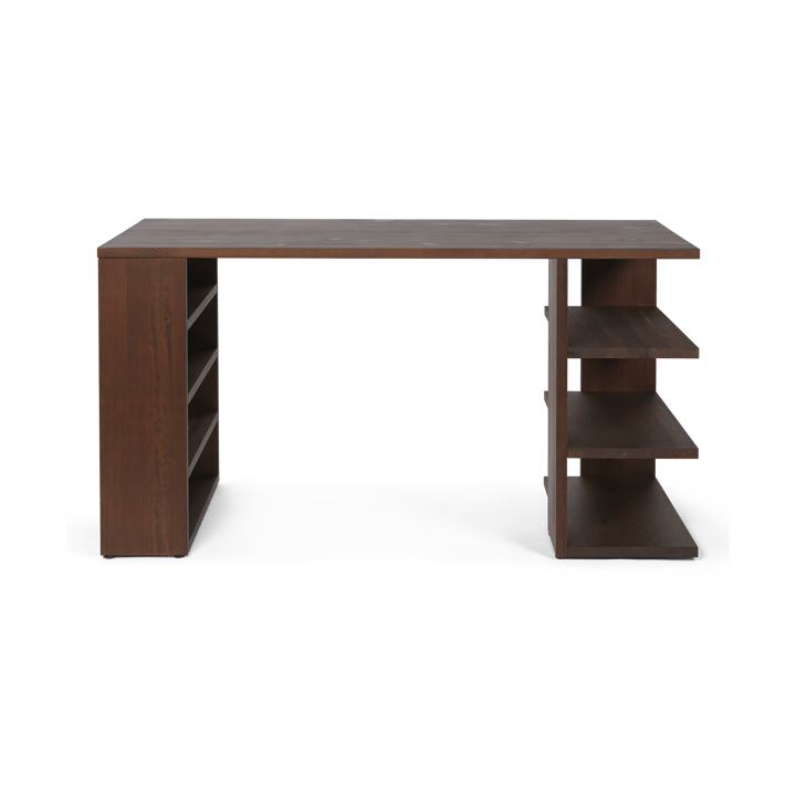 Edre desk 137x65x73.5 cm - Dark Stained Pine - ferm LIVING