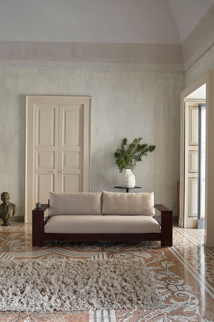 Edre sofa classic linen, Dark Stained-Natural Ferm Living