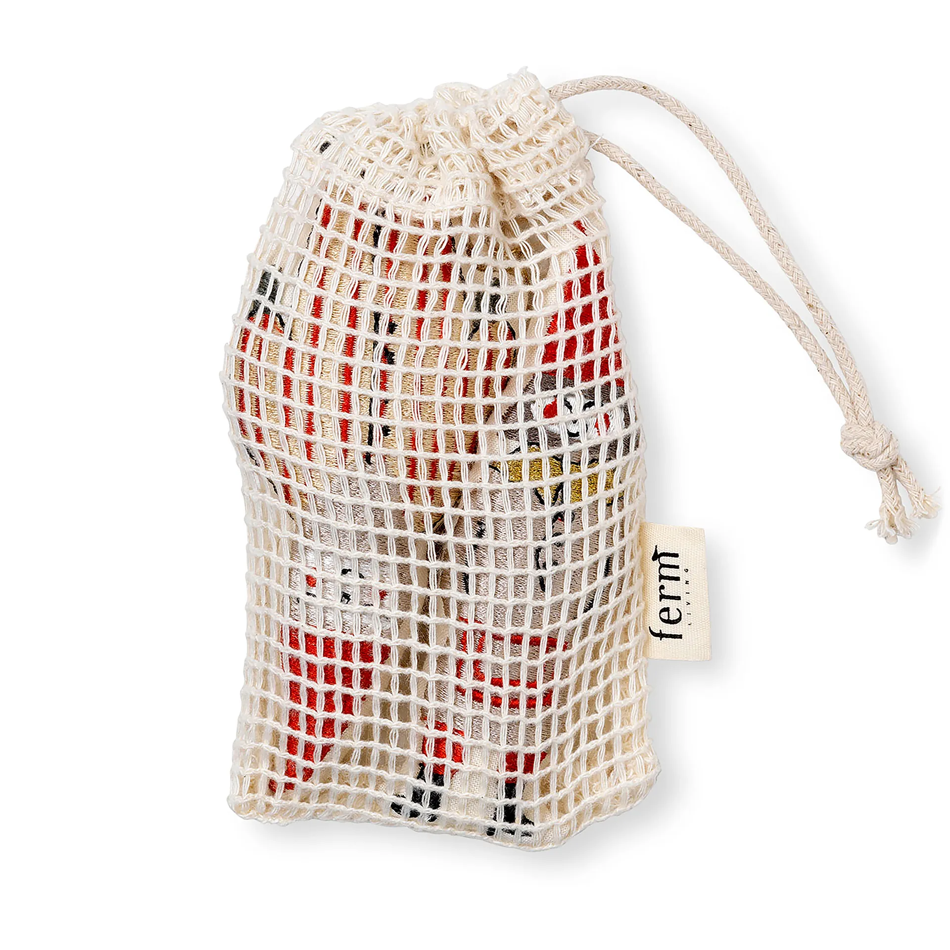 Elf pair Christmas decoration 13.5 cm 2-pack, Striped Ferm Living