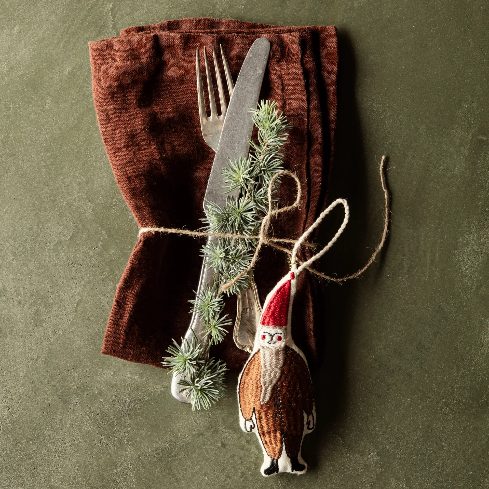 Elf Pair Christmas ornament, multi Ferm Living
