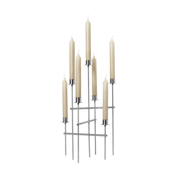 Elysia candlestick - Brushed stainless steel - Ferm Living