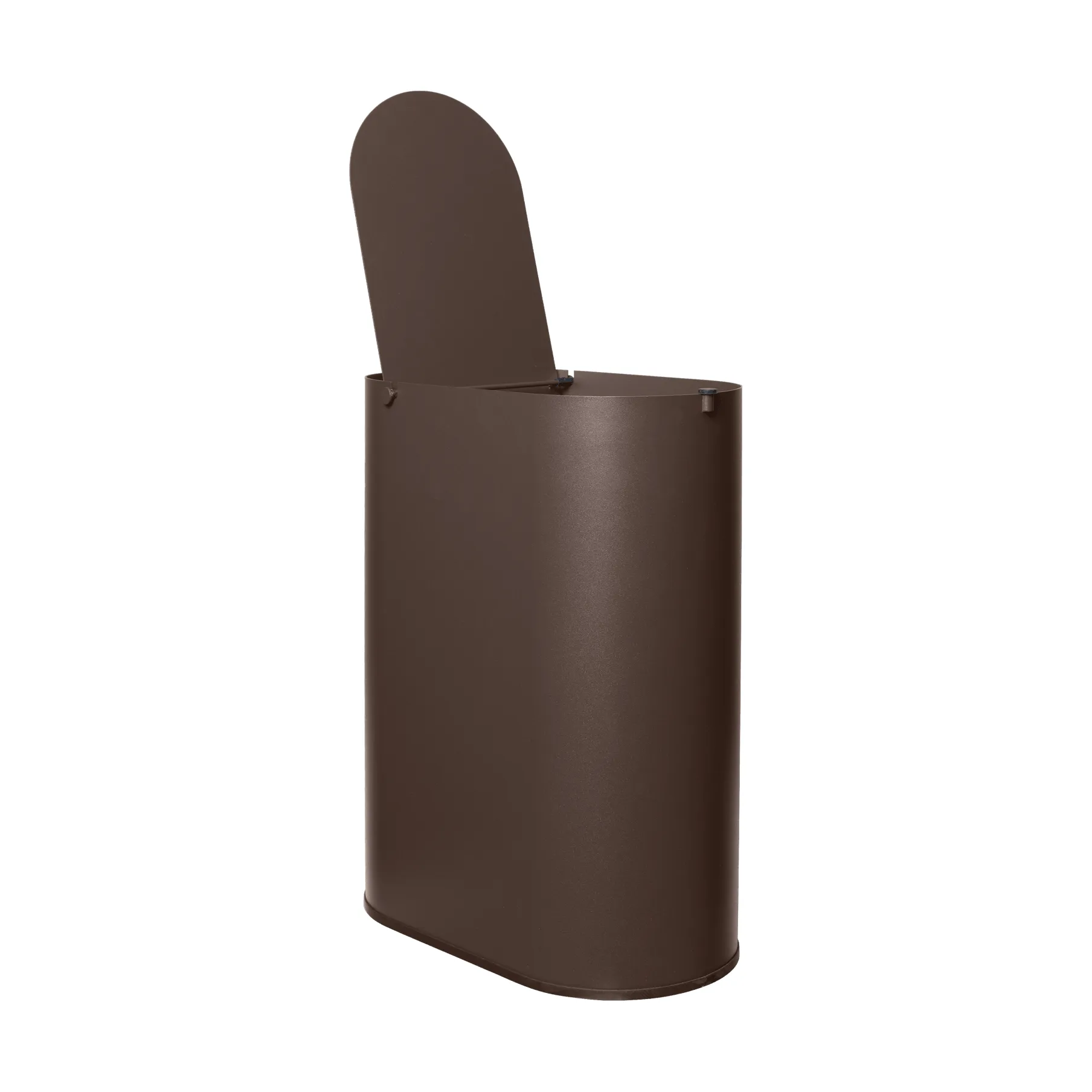 Enkel waste bin medium, Dark chocolate Ferm Living