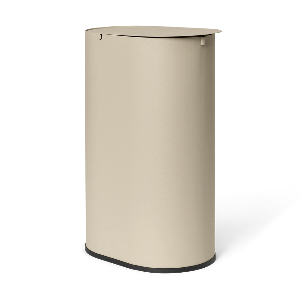 Ferm Living Enkel waste bin small Cashmere | Scandinavian Design | Pedal bins | Beige