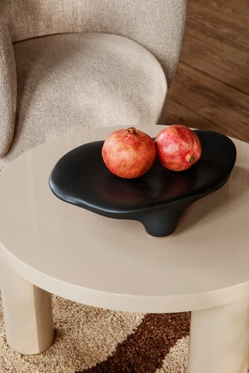 Esca Piece decoration saucer - Black - Ferm Living