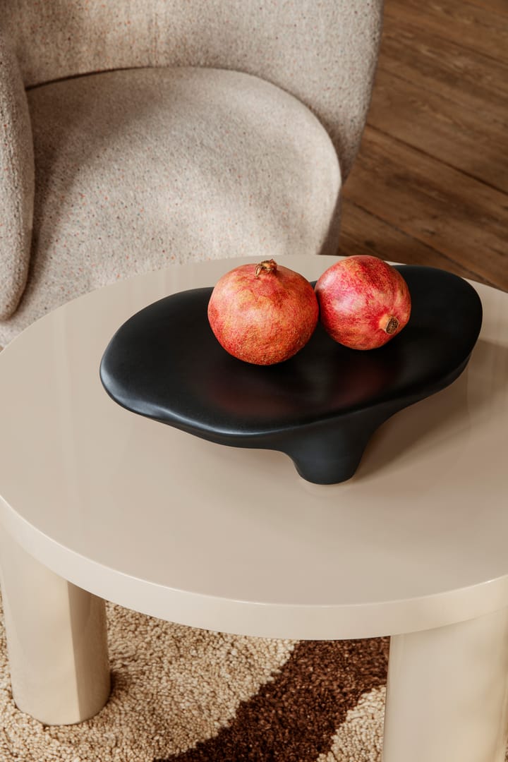 Esca Piece decoration saucer, Black Ferm Living