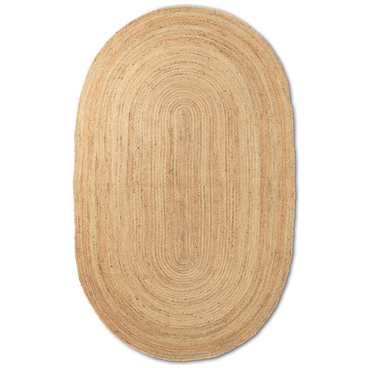 Eternal jute mat oval large - Natural - ferm LIVING