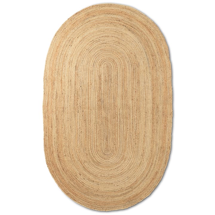 Eternal jute mat oval large - Natural - Ferm LIVING