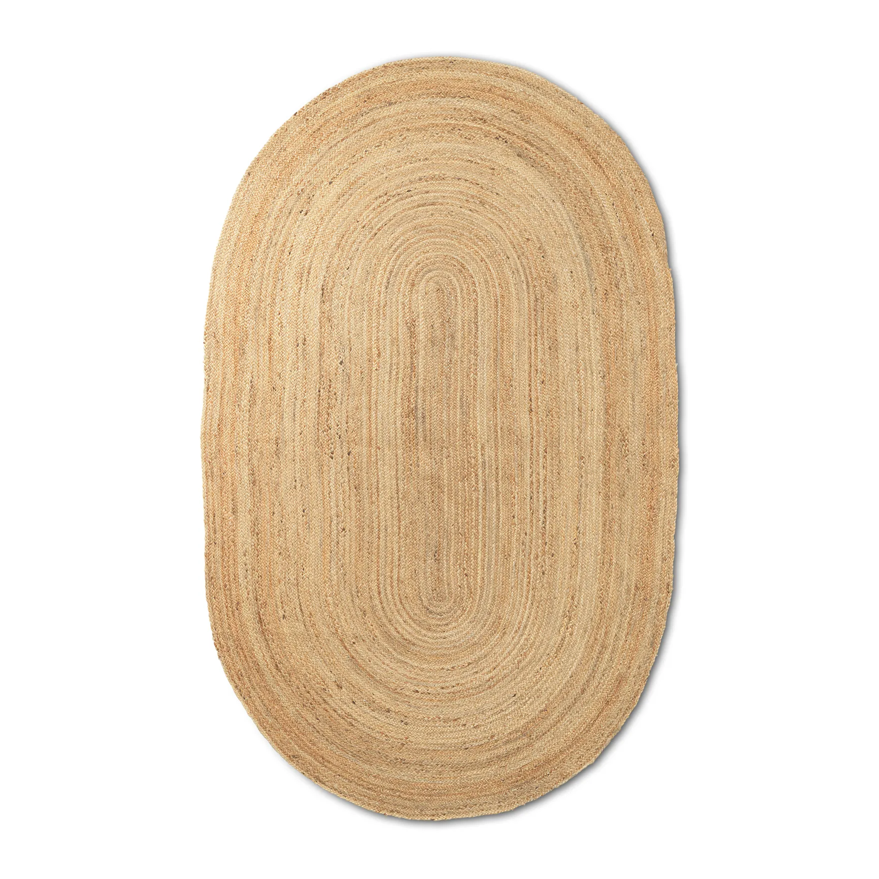 Eternal jute rug oval small, natural Ferm Living