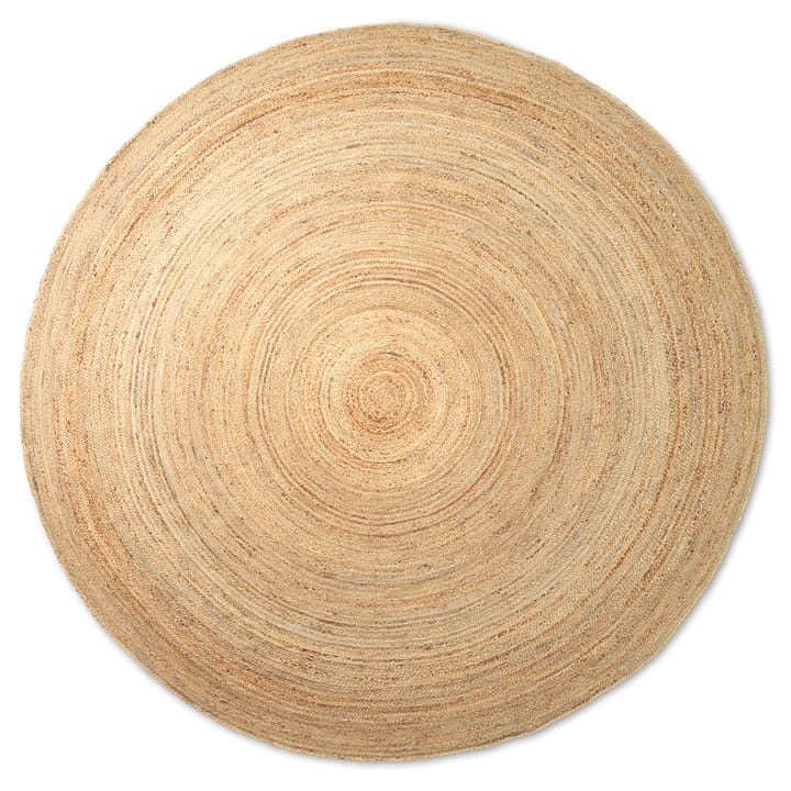 Eternal jute rug round large - natural - ferm LIVING