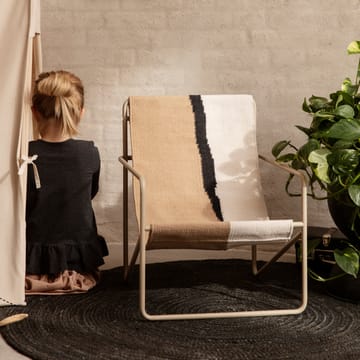 Eternal jute rug rund small - black - Ferm Living