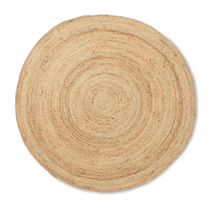 Eternal jute rug rund small - natural - ferm LIVING