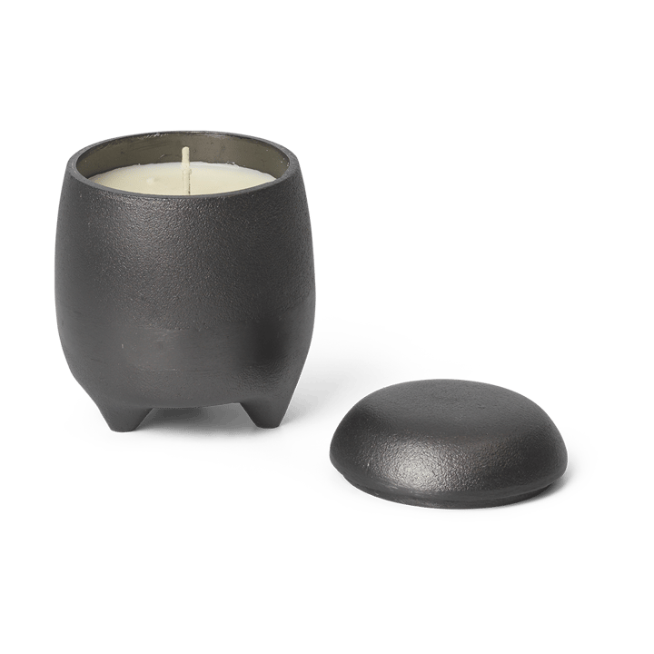 Evoke candle in jar - Blackened Aluminium - Ferm LIVING