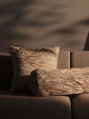 Falda smocked bolster cylinder cushion - Undyed - Ferm Living