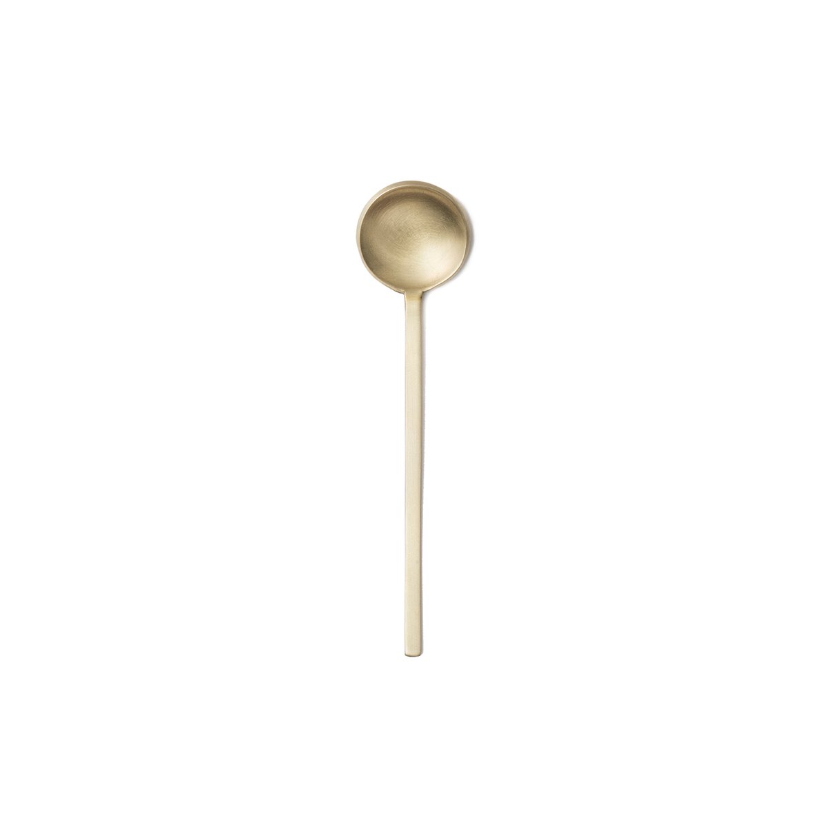 Ferm Living Fein small spoon 9 cm brass | Scandinavian Design | Tea & coffee spoons | Gold-coloured