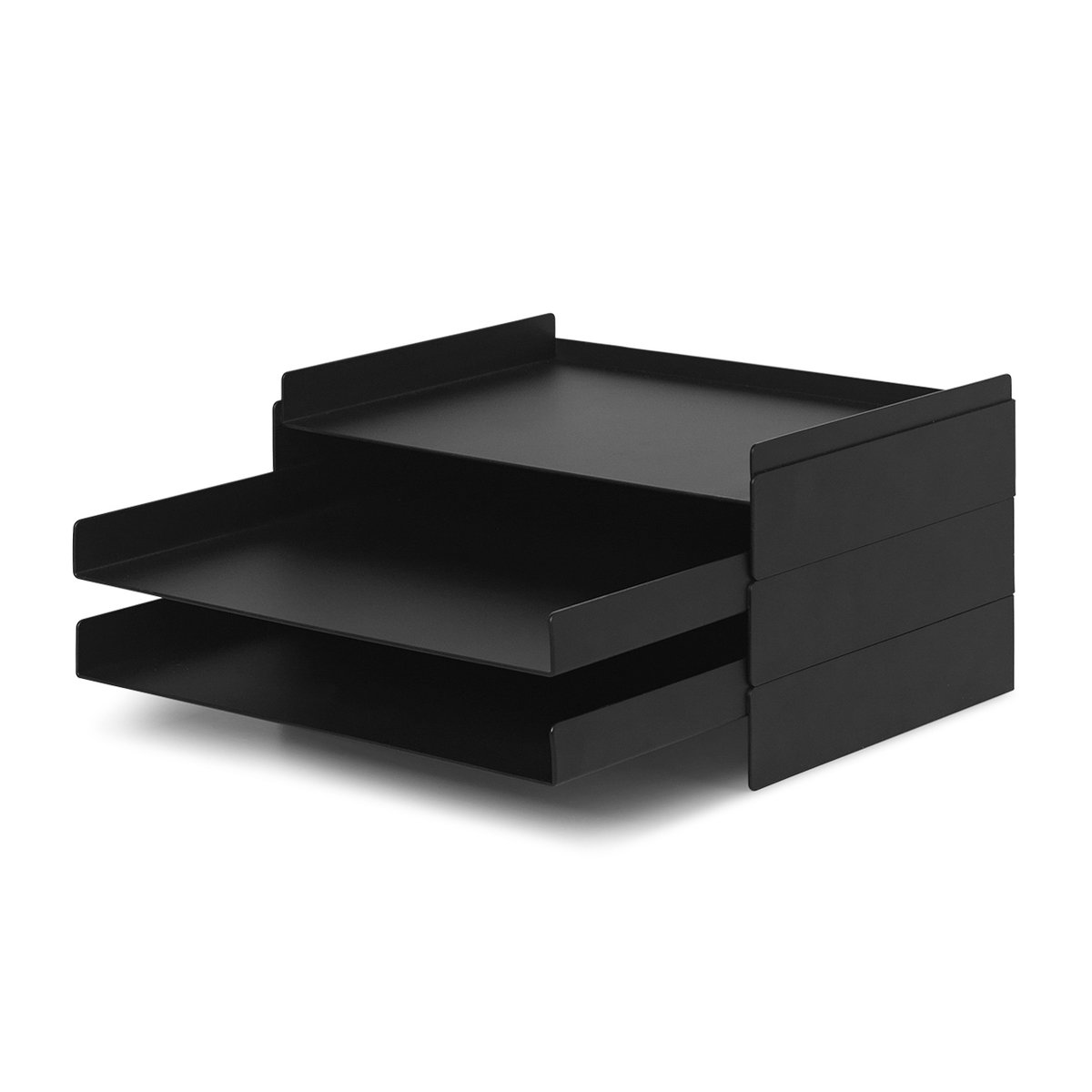 Ferm Living 2x2 document organiser Black | Scandinavian Design | Storage baskets | Black