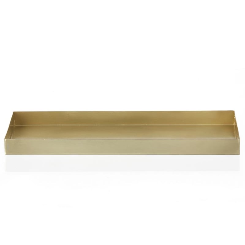 Ferm Living Ferm Living brass tray 15x30 cm
