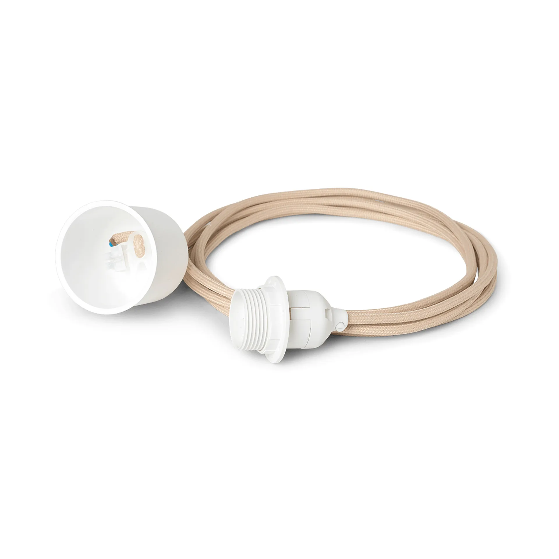 Ferm Living fabric lamp cord 2 m, Sand Ferm Living