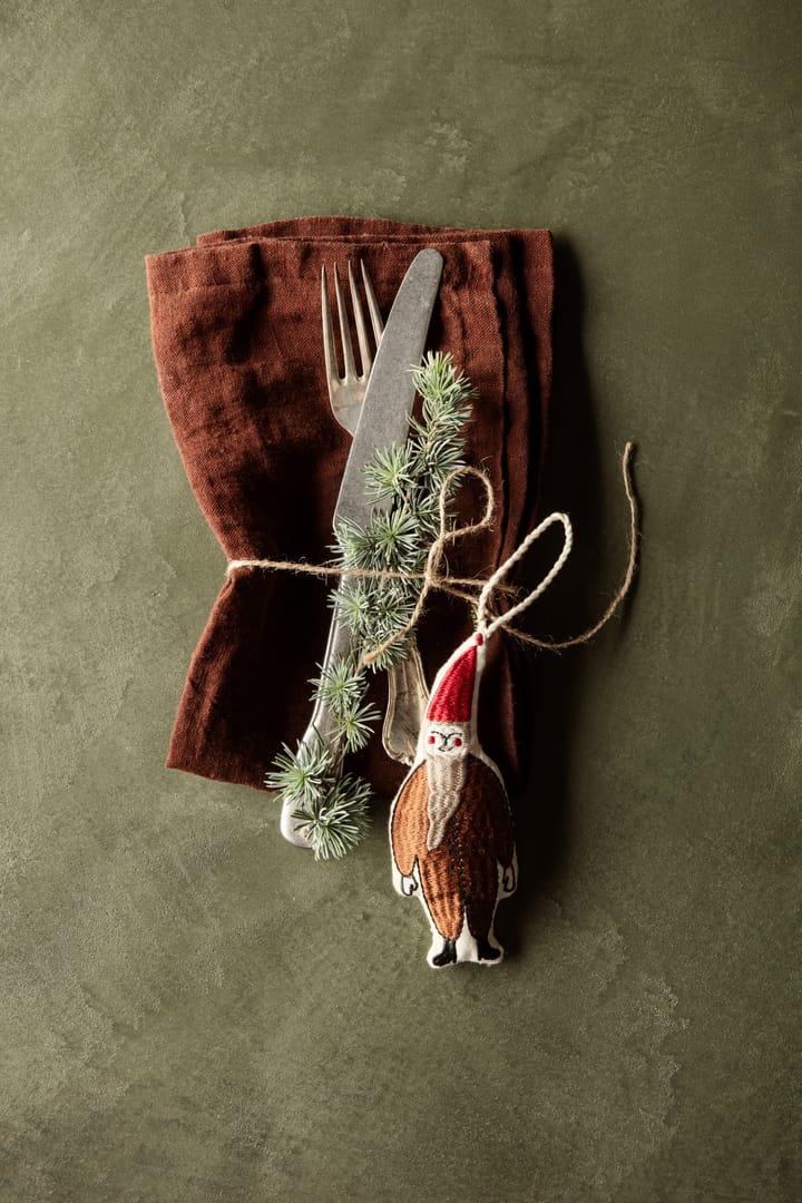 Ferm Living linnen napkins 2-pack, Cinnamon Ferm Living