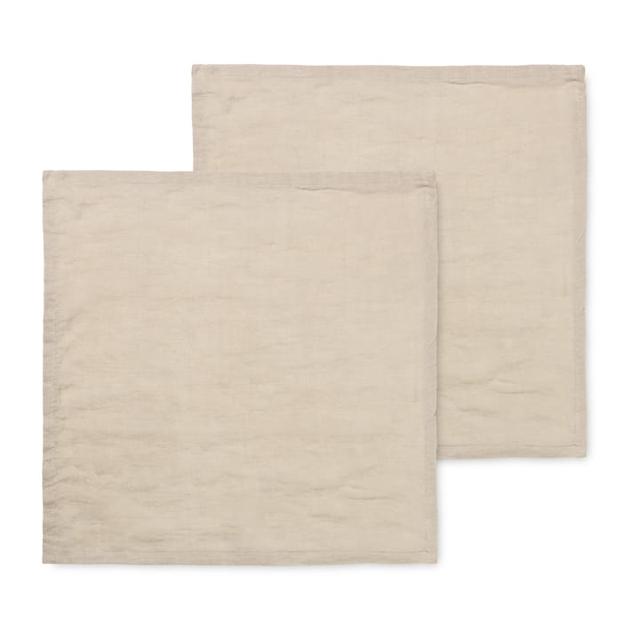 ferm LIVING linnen napkins 2-pack - Natural - ferm LIVING