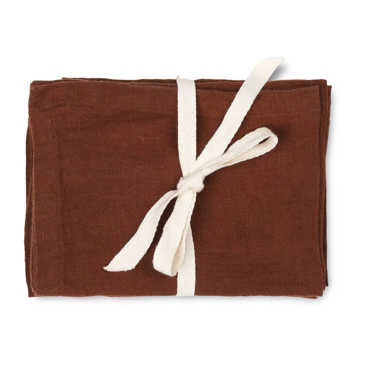 ferm LIVING placemat linne 2-pack - Cinnamon - ferm LIVING