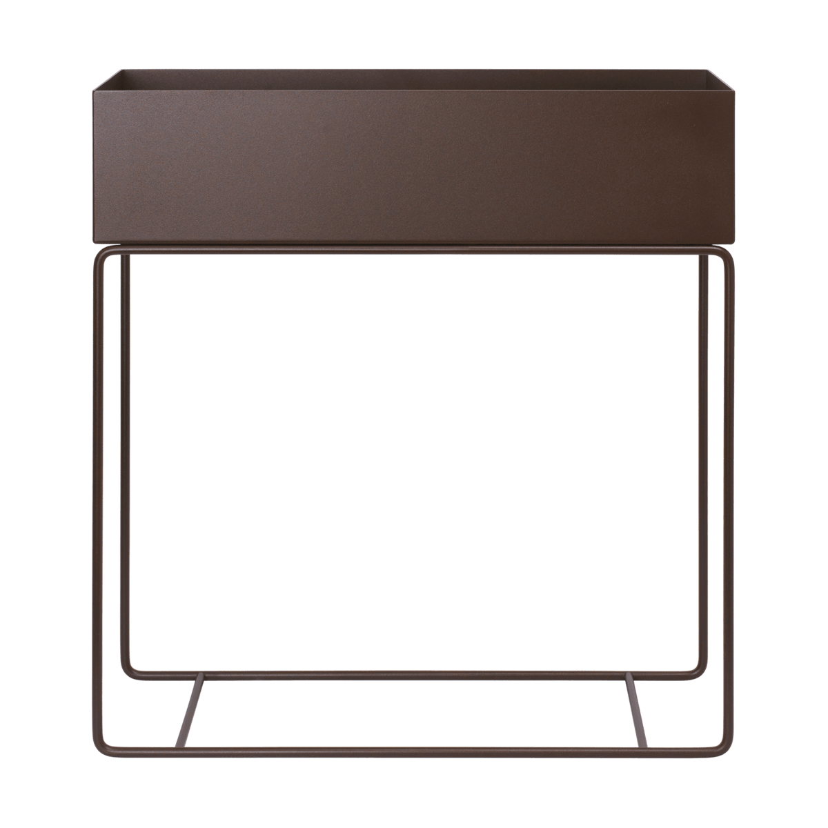 Ferm Living ferm LIVING plant box Dark Chocolate | Scandinavian Design | Flower pots | Brown