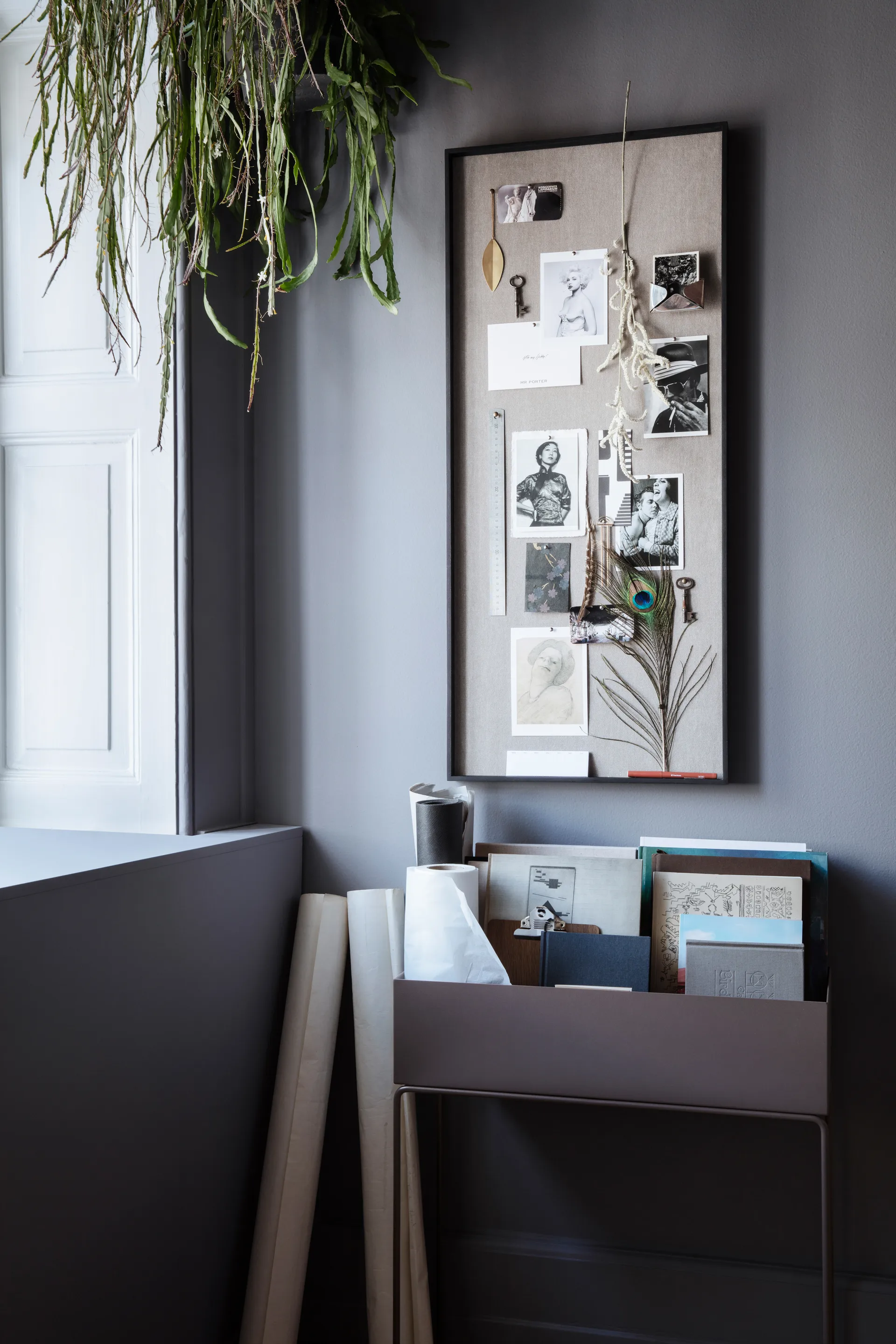 ferm LIVING plant box, dark grey (dark grey) Ferm Living