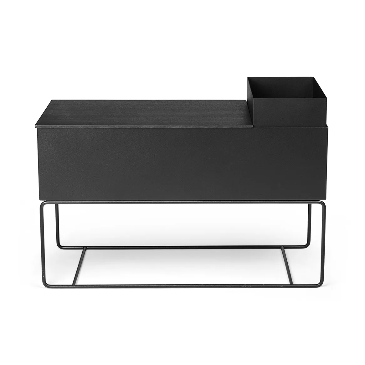 Ferm Living plant box large, Black Ferm Living