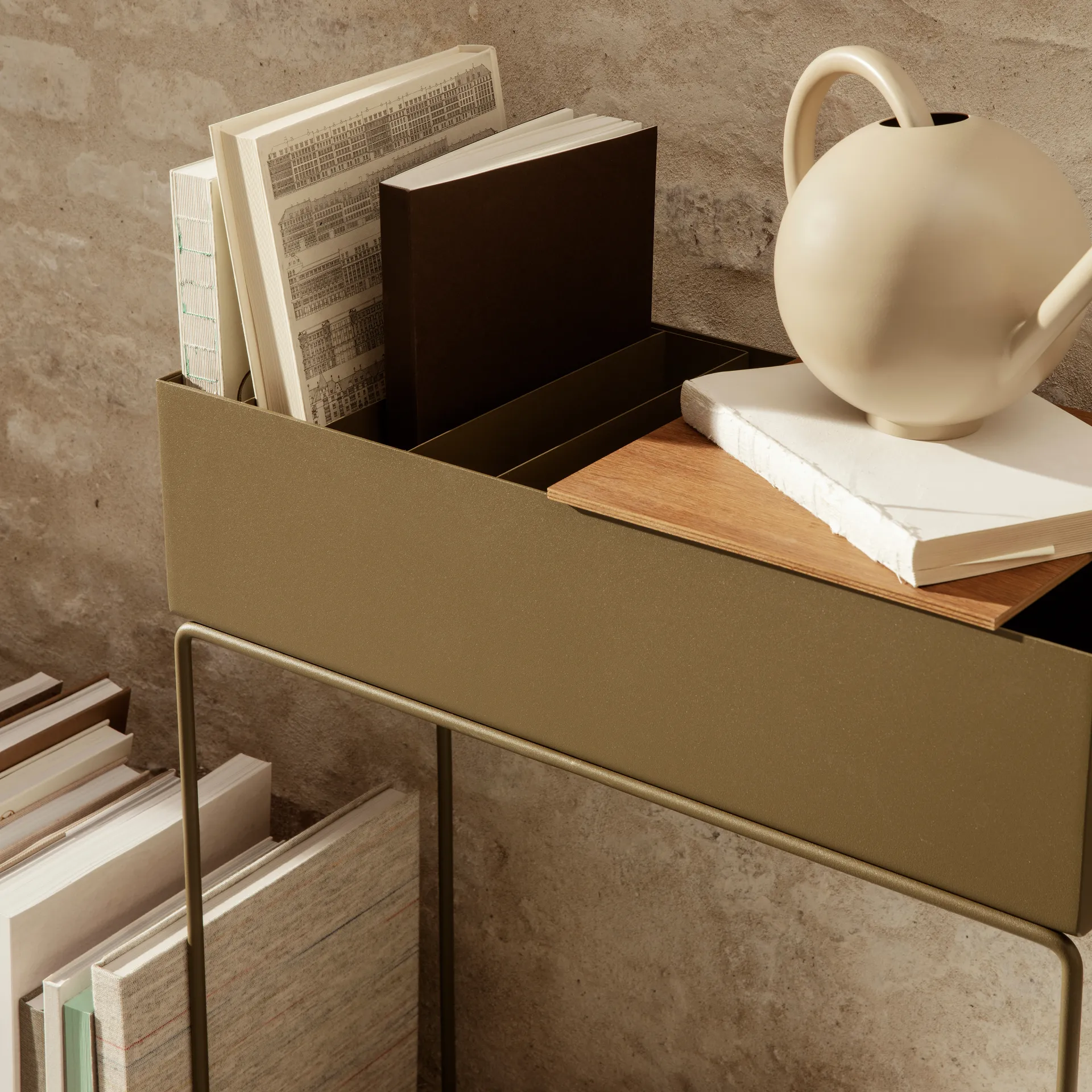 ferm LIVING plant box, olive (olive green) Ferm Living