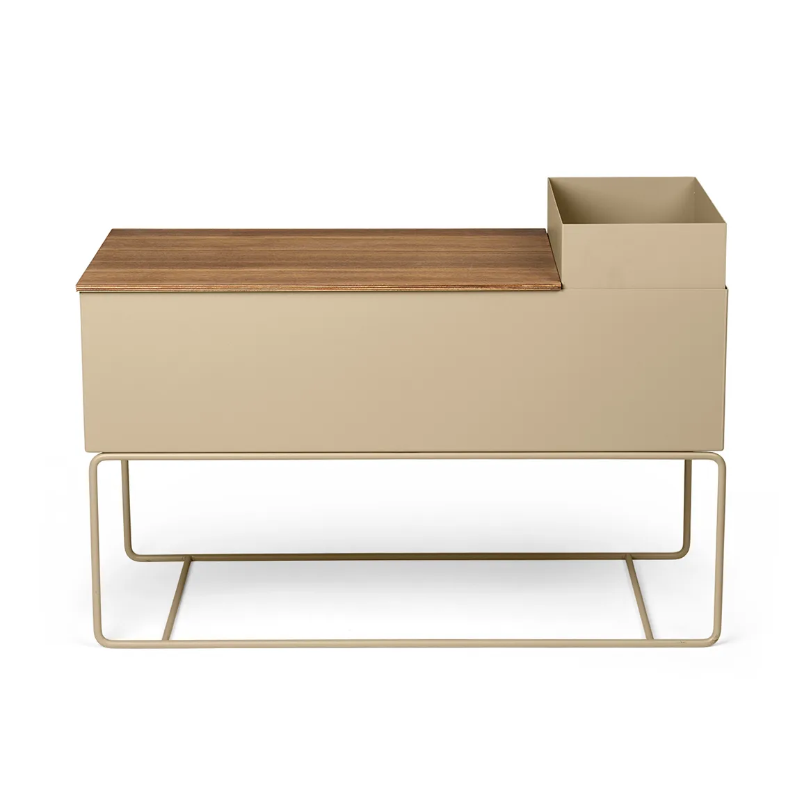 Ferm Living plant box tray large 57,5 cm, smoked oak Ferm Living