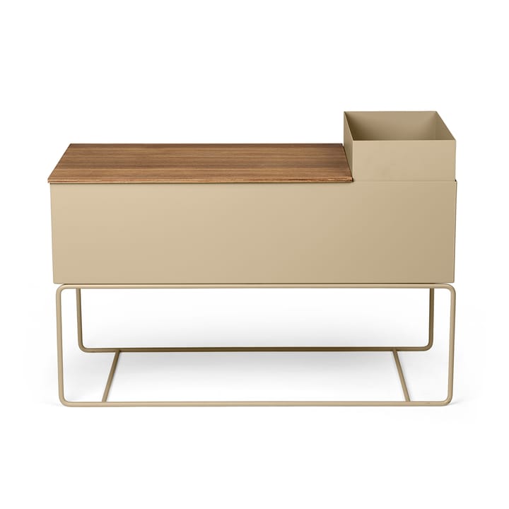 Ferm Living plant box tray large 57,5 cm, smoked oak Ferm Living