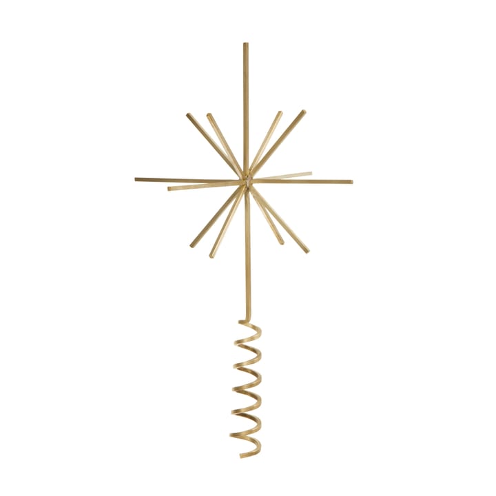 Ferm Living tree top star, brass Ferm Living