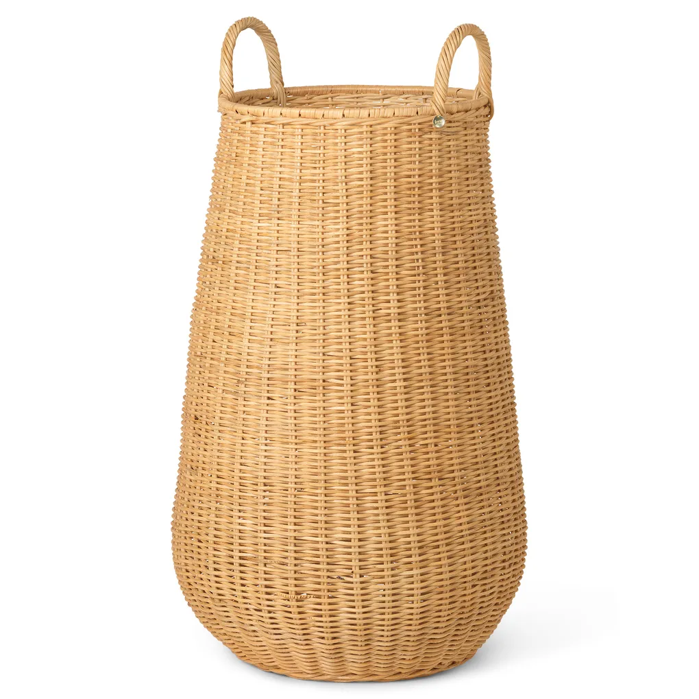 Ferm Living woven laundry basket from Ferm Living