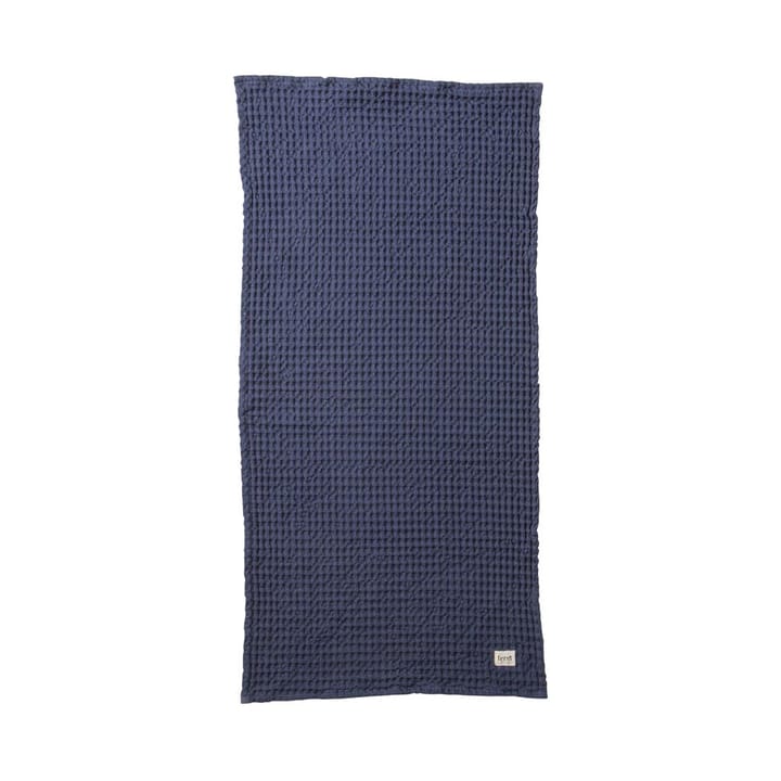 Ferm organic towel dark blue - 50x100 cm - ferm LIVING