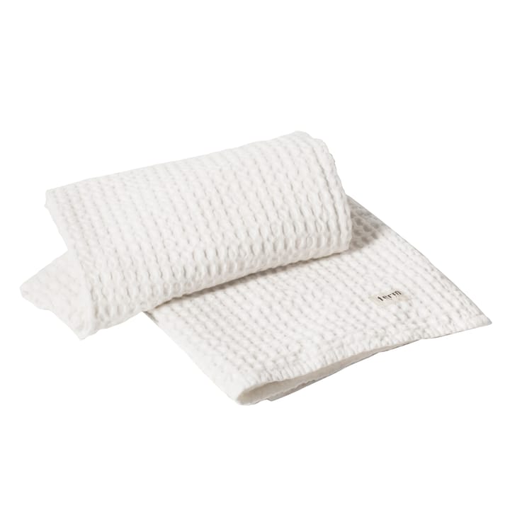 Ferm organic towel white - 50x100 cm - ferm LIVING