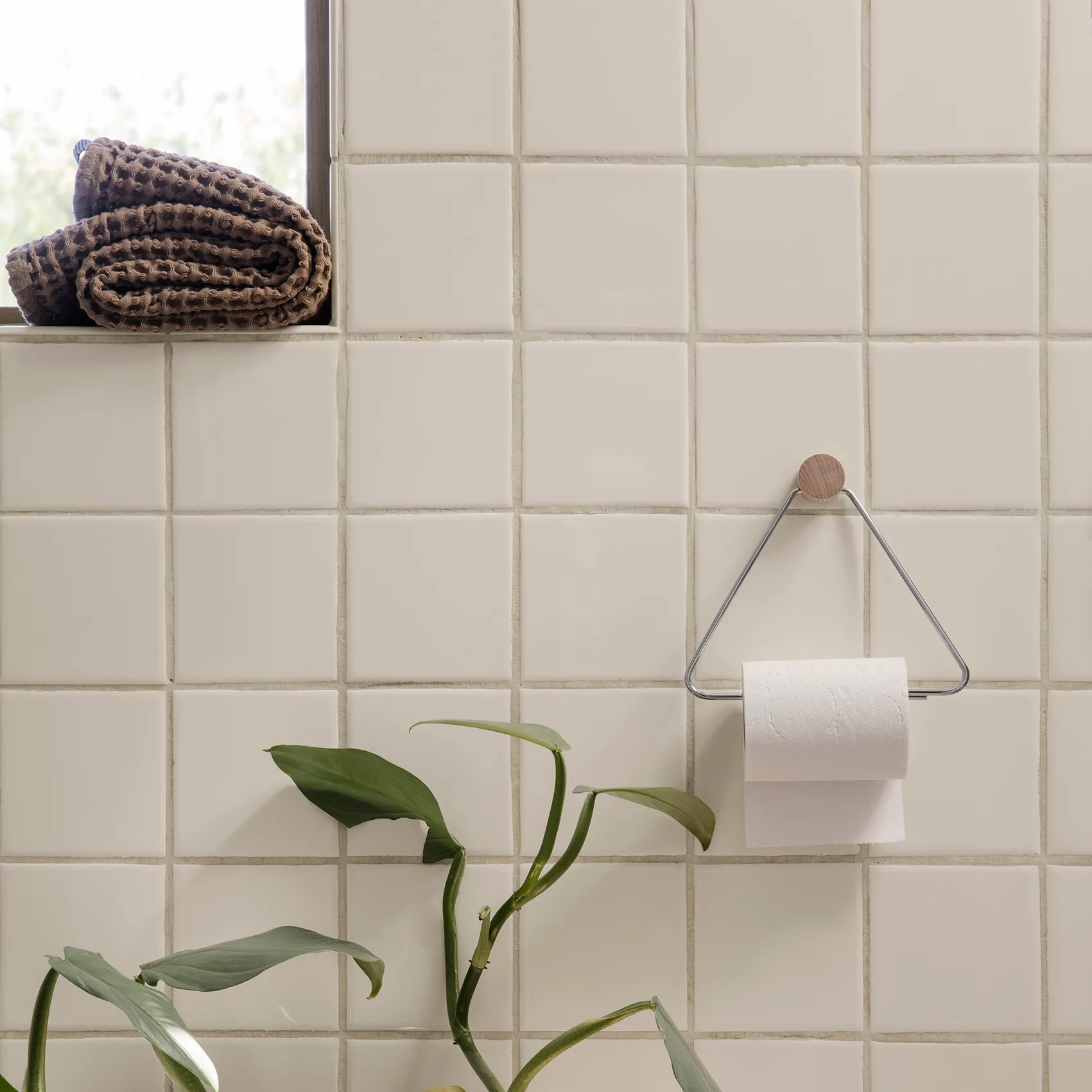 Ferm toilet paper holder black, chrome Ferm Living