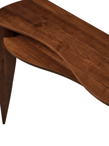 Feve console table 100x36x85 cm - Walnut - Ferm Living