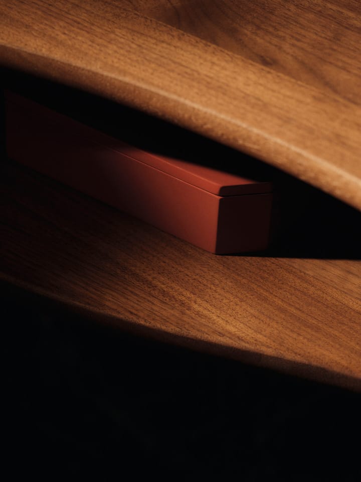 Feve console table 100x36x85 cm, Walnut Ferm Living