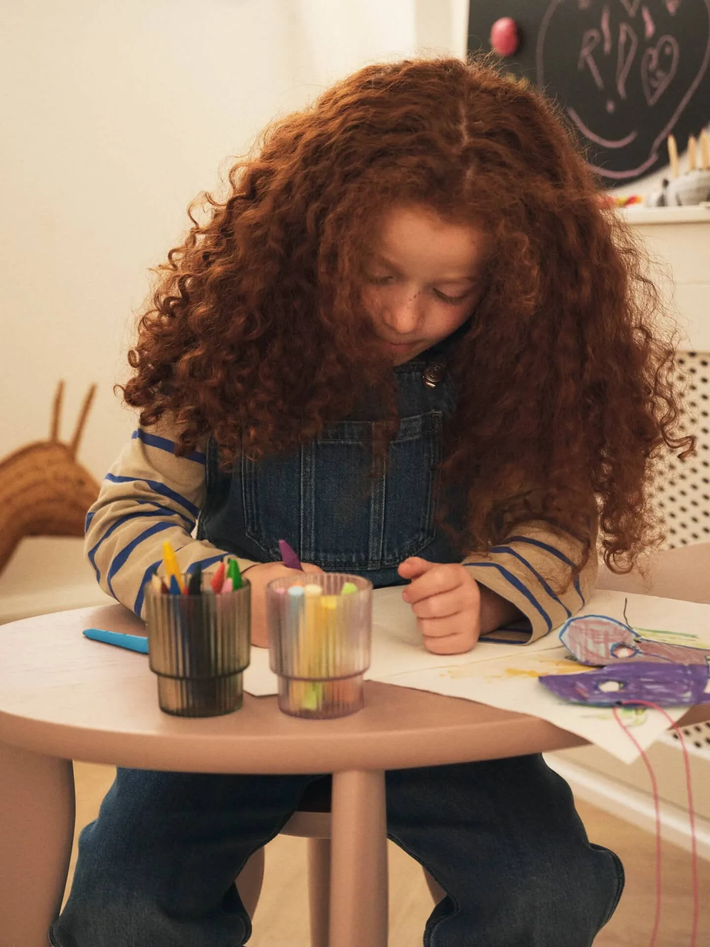 Feve kids writing table, Rose Ferm Living