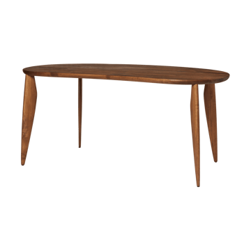 Feve table 160x86x73 cm - Walnut - Ferm Living
