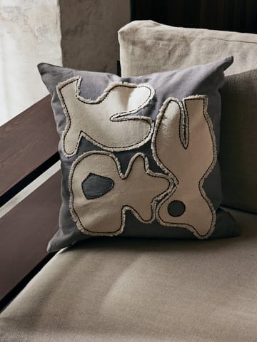 Figure cushion cover 50x50 cm - Grey BlueI-Off-white - ferm LIVING