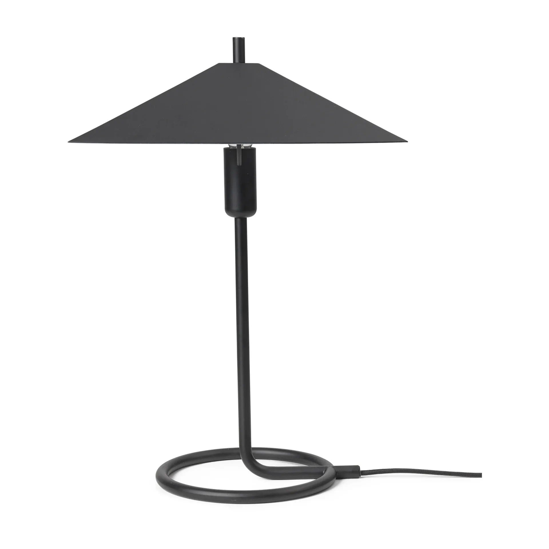 Filo square table lamp, Black-black Ferm Living